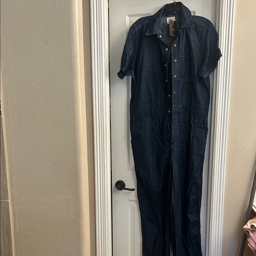 Levi women Dark Blue Denim Jumpsuit